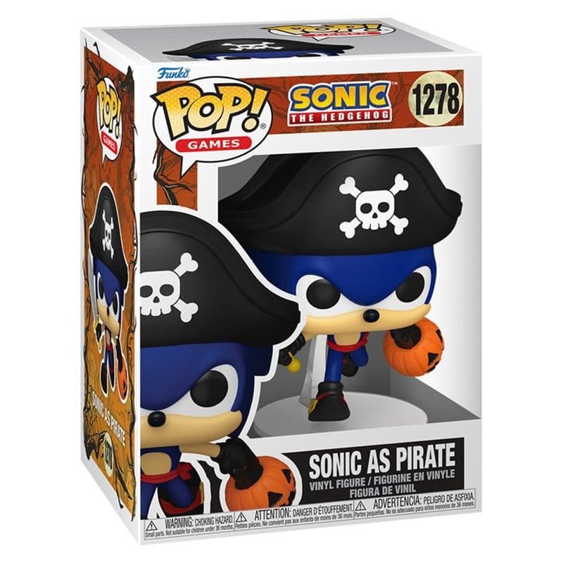 Funko Pop! Sonic as Pirate - Sonic The Hedgedog Figura 10cm Funko Pop! Sonic as Pirate - Sonic The Hedgedog Figura 10cm