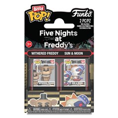 Funko Bitty Pop! Withered Freddy & Sun & Moon - Five Nights at Freddy's Pack de 2