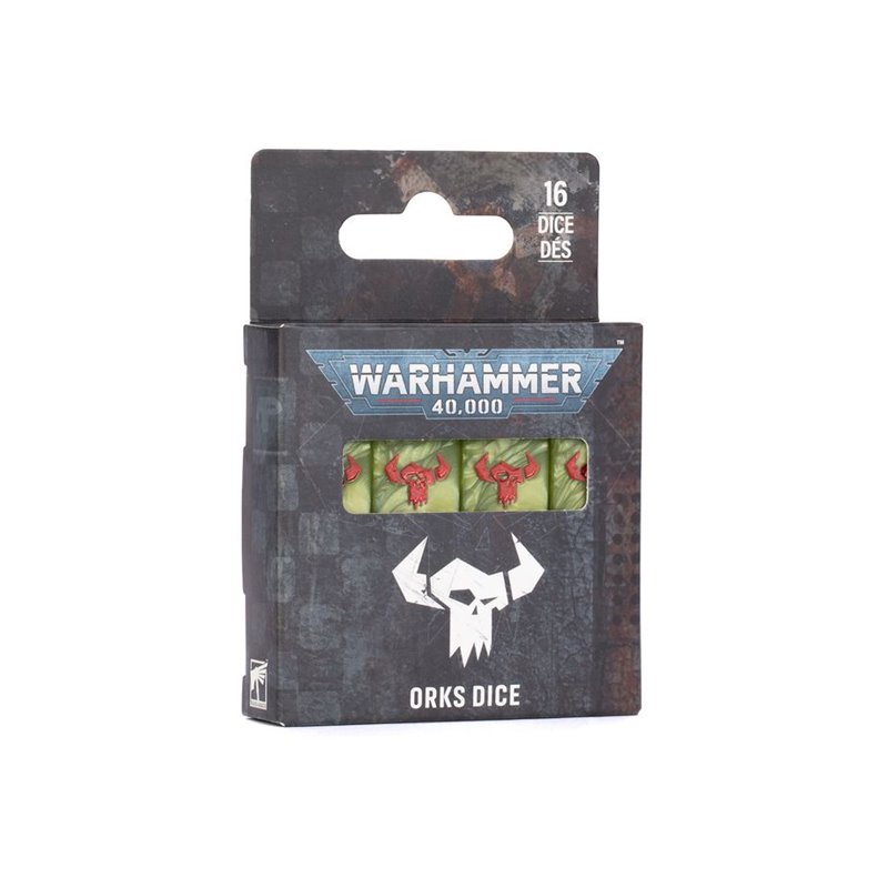 Dados Orkos - Orks Dice Warhammer 40000 Dados Orkos - Orks Dice Warhammer 40000