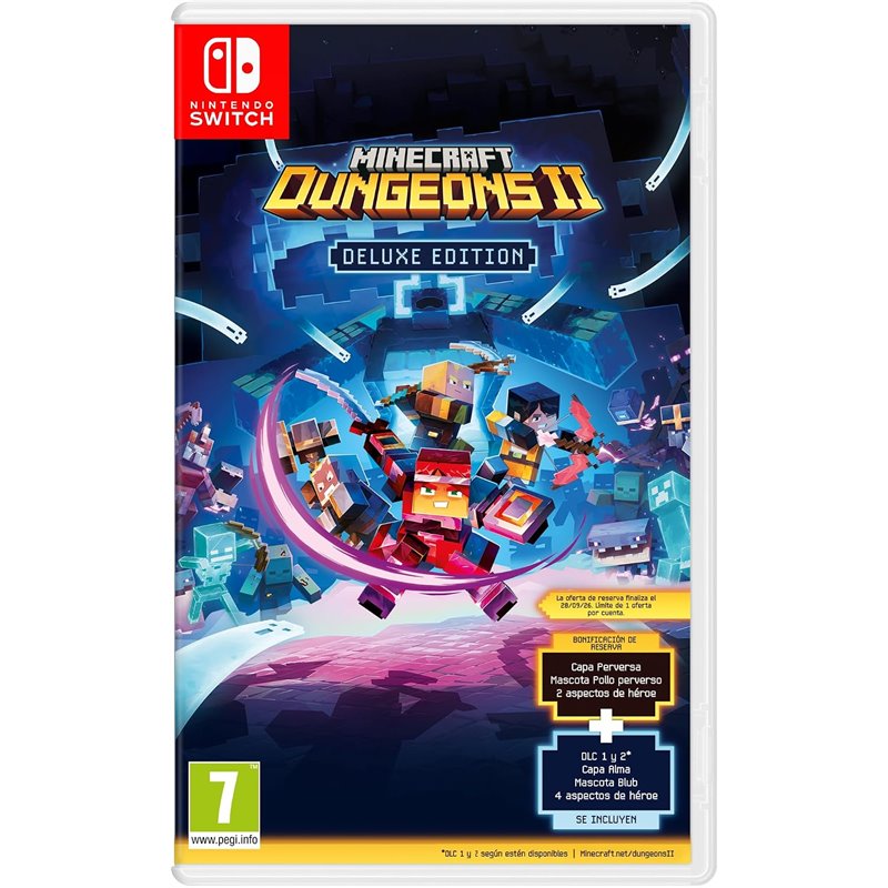 Minecraft Dungeons II Deluxe Edition - Switch Minecraft Dungeons II Deluxe Edition - Switch