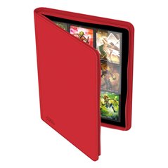 Zipfolio 360 18-Pocket Xenoskin - Carpeta para Cartas Rojo - Album con Cremallera
