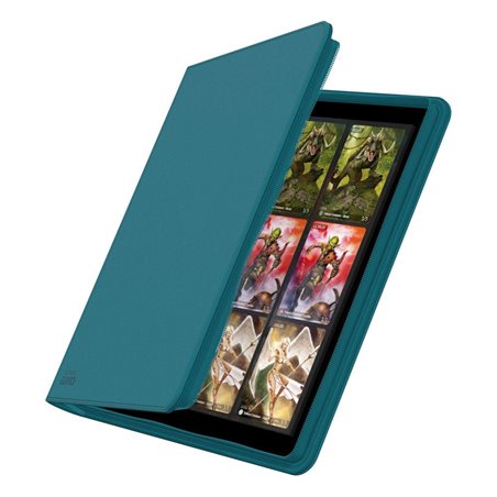 Zipfolio 480 24-Pocket Xenoskin - Carpeta para Cartas Gasolina - Album con Cremallera