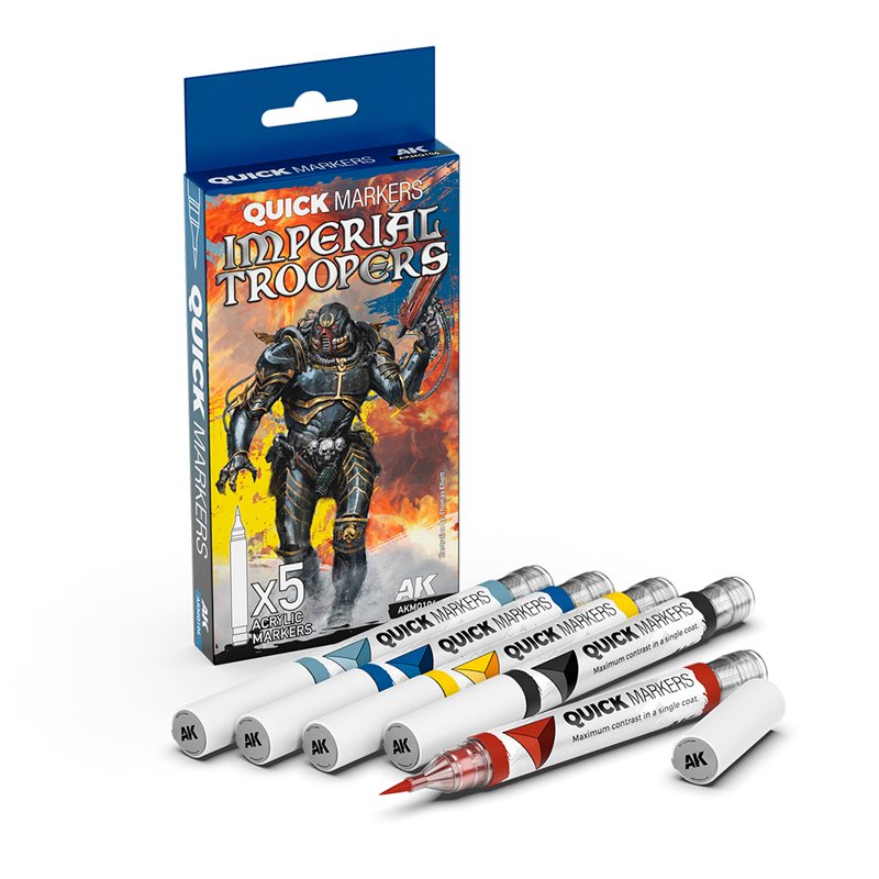Quick Markers Tropas Imperiales - Pintura AK Interactive Quick Markers Tropas Imperiales - Pintura AK Interactive