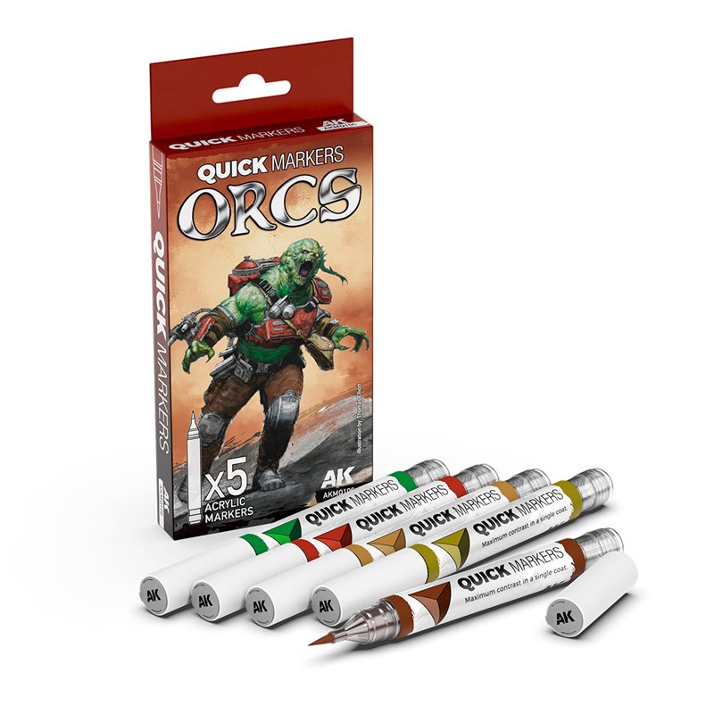 Quick Markers Orcos - Pintura AK Interactive