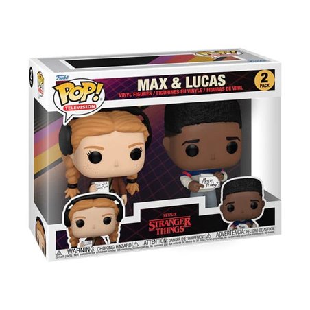Funko Pop! Pack Max & Lucas - Stranger Things Figura 9 cm