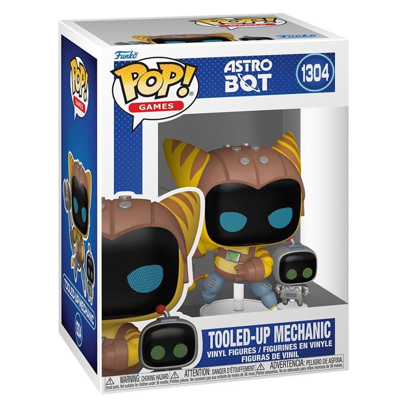 Funko Pop! Tooled-Up Mechanic - Astro Bot - Figura 9 cm Funko Pop! Tooled-Up Mechanic - Astro Bot - Figura 9 cm