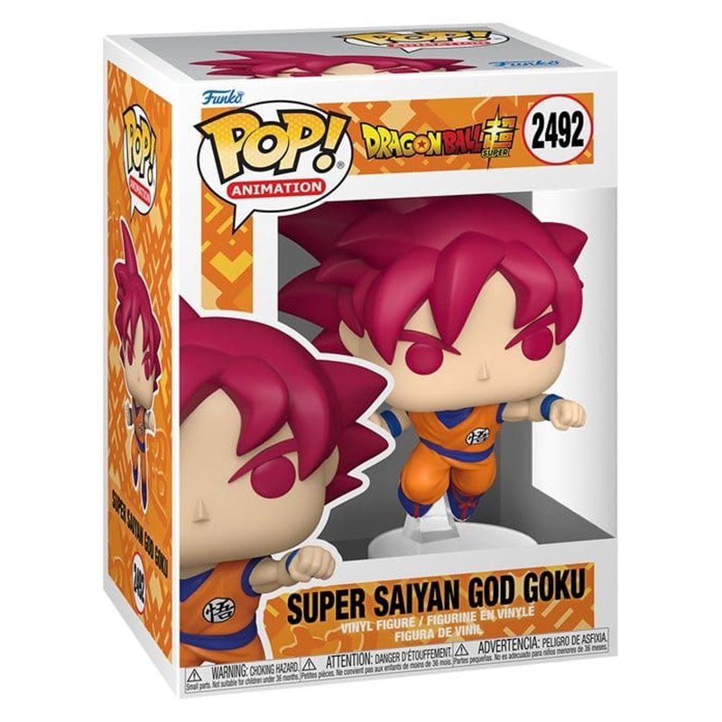 Funko Pop! - Super Saiyan God Goku - Dragon Ball Figura 9 cm Funko Pop! - Super Saiyan God Goku - Dragon Ball Figura 9 cm
