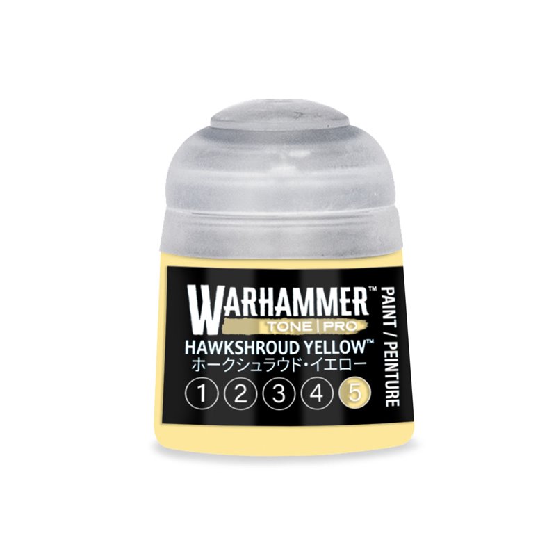 Warhammer Tone Pro Hawkshroud Yellow 5 12 ml Warhammer Tone Pro Hawkshroud Yellow 5 12 ml