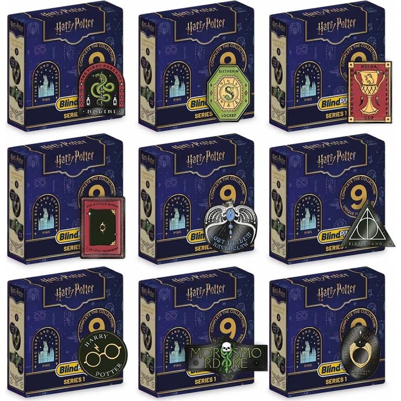 Chapas Esmaltadas Blind Box Mystery - Harry Potter - Pines Sorpresa Chapas Esmaltadas Blind Box Mystery - Harry Potter - Pines Sorpresa