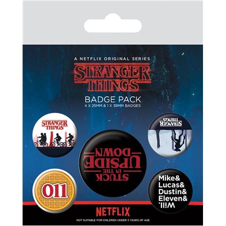 Set de Chapas Stranger Things