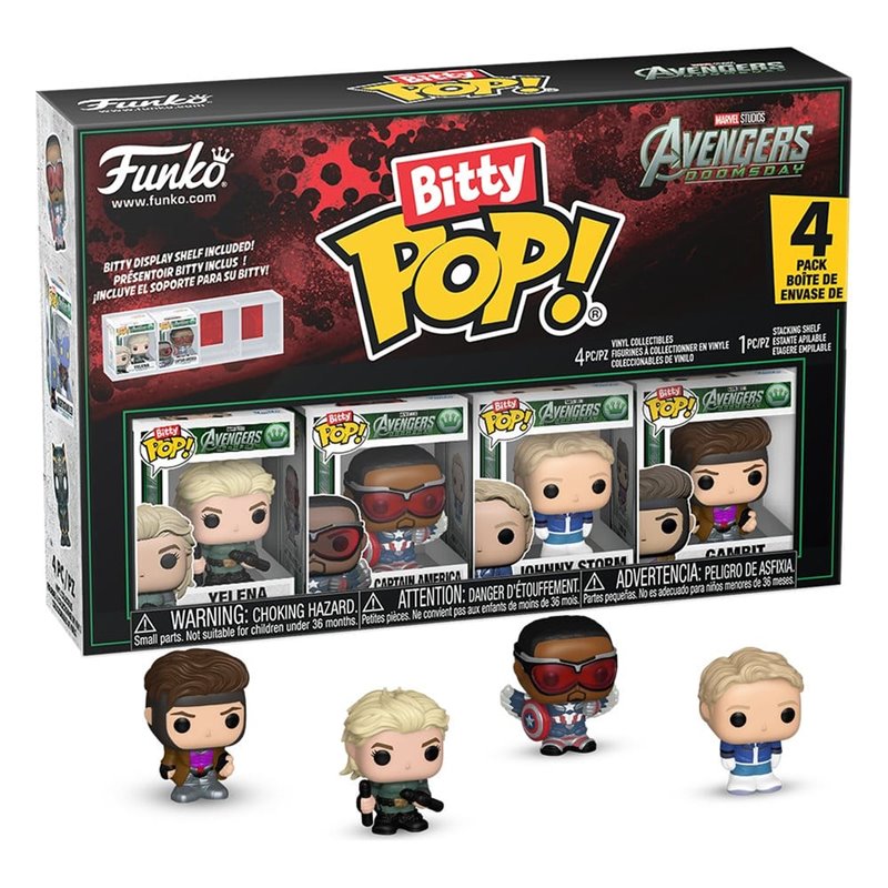 Funko Bitty Pop! Vengadores Doomsday Series 1 - Marvel Funko Bitty Pop! Vengadores Doomsday Series 1 - Marvel