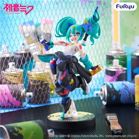 Hatsune Miku Estatua PVC Muchute Paint Girl Another Color Ver. 23 cm- Furyu