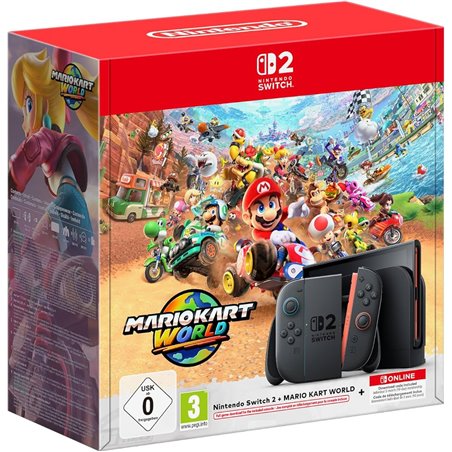 Consola Nintendo Switch 2 + Nintendo Switch Mariokart World + 3 Meses NSO