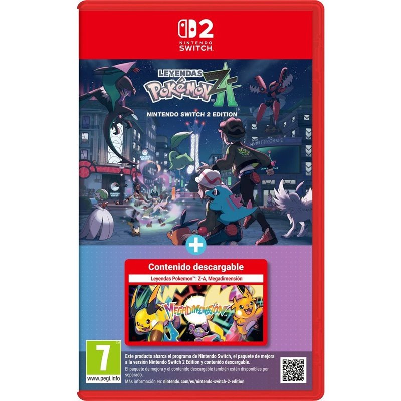 Nintendo Switch Pokemon Z-A + Megadimensión - Nintendo Switch 2 Nintendo Switch Pokemon Z-A + Megadimensión - Nintendo Switch 2