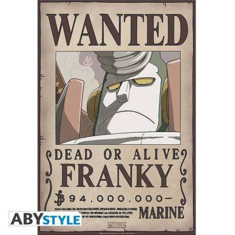 Poster One Piece - Wanted Franky