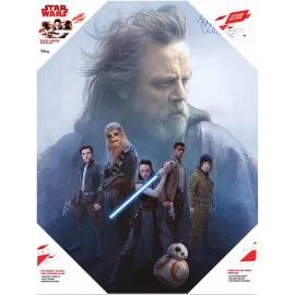 Poster de Vidrio Grupo Resistencia Star Wars Episodio VIII