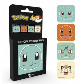 Set Posavasos Pokemon Faces