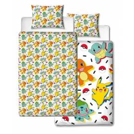 Funda Nórdica Reversible - Pokemon Starters