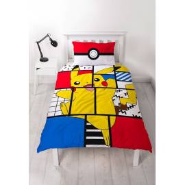 Funda Nórdica Reversible - Pokemon Pikachu & Pokeball