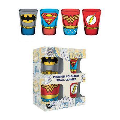 Set Vasos Chupito DC Liga de la Justicia