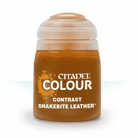 Contrast Snakebite Leather