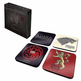 Set Posavasos Casas - Juego de Tronos