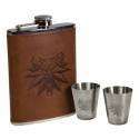 Set Petaca The Witcher + 2 vasos de chupito - The Witcher