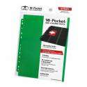 Ultimate Guard 18-Pocket Pages Side-Loading 10 Unidades Verde